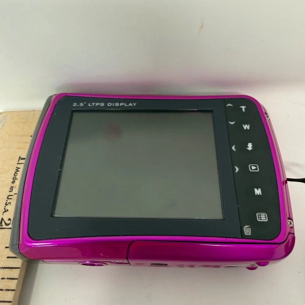 SVP Aqua WP5300 Digital Camera Pink Parts Only Not Working 2.5 Inch LTPS Display